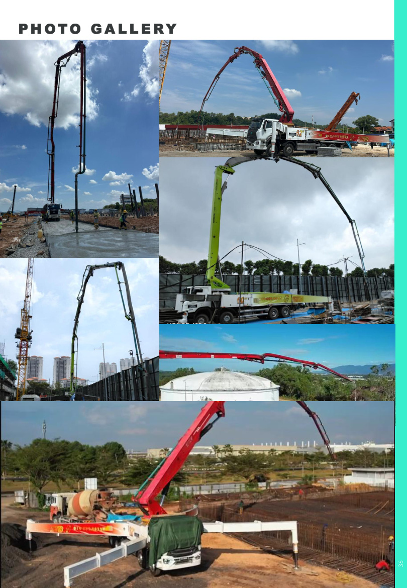 Sanjung Teamwork concrete pumping project gallery