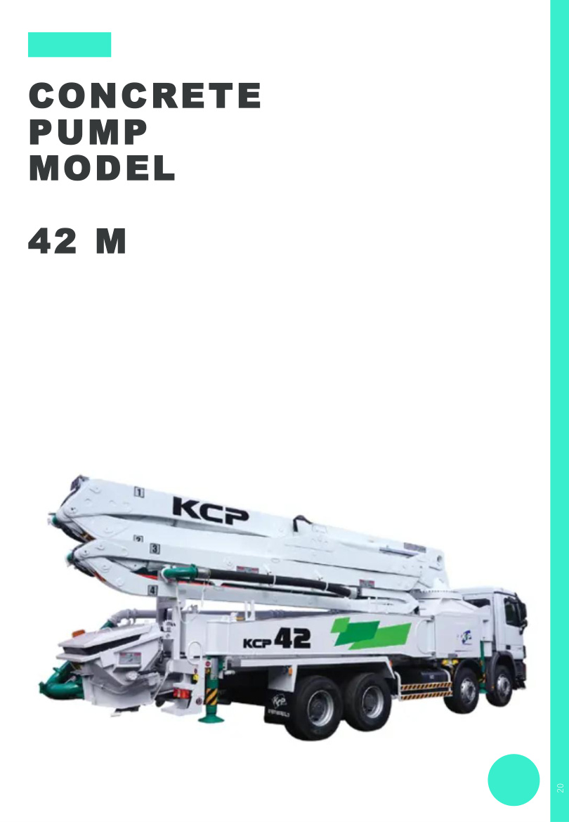 Concrete pump rental 42M